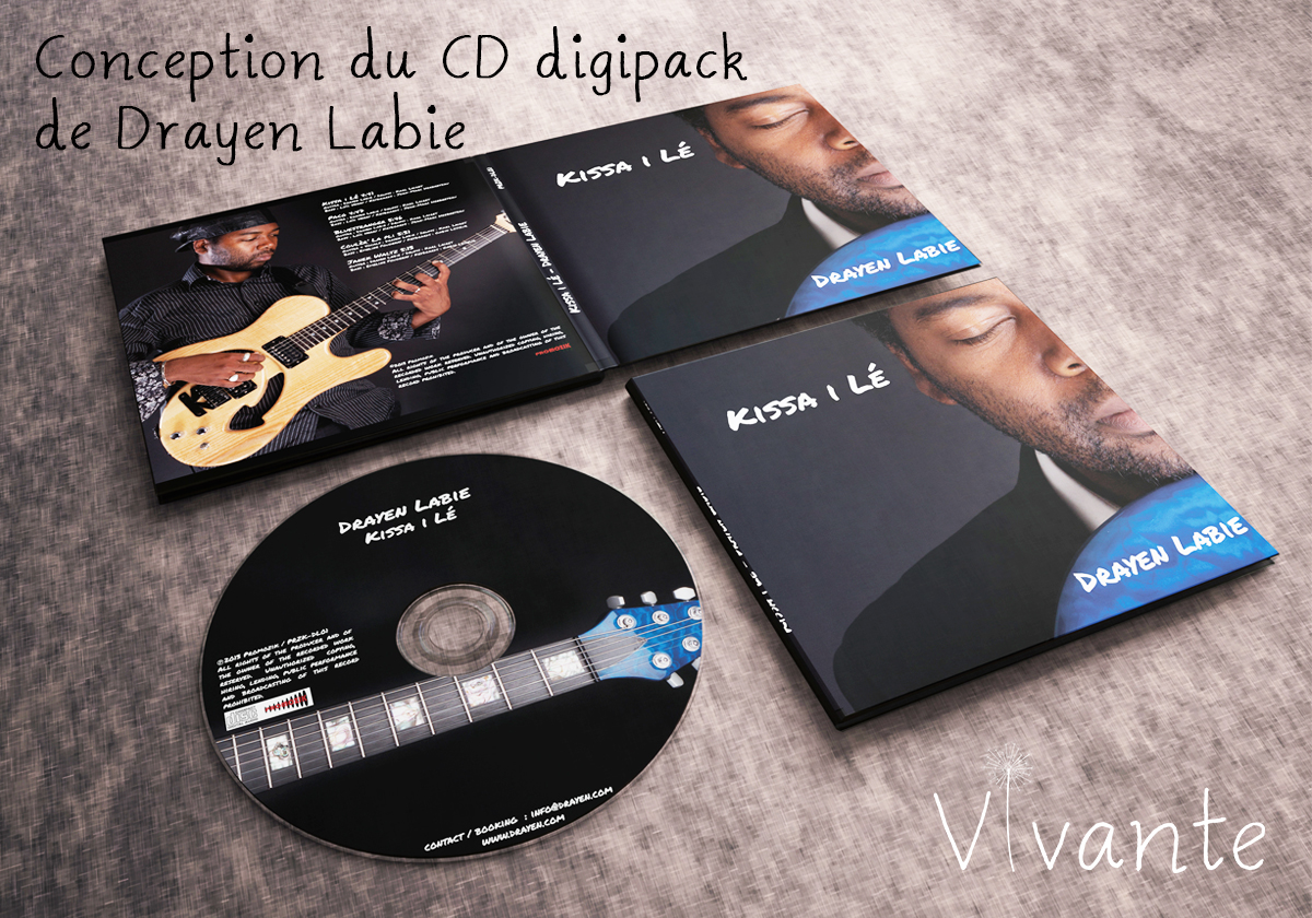 Conception cd digipack